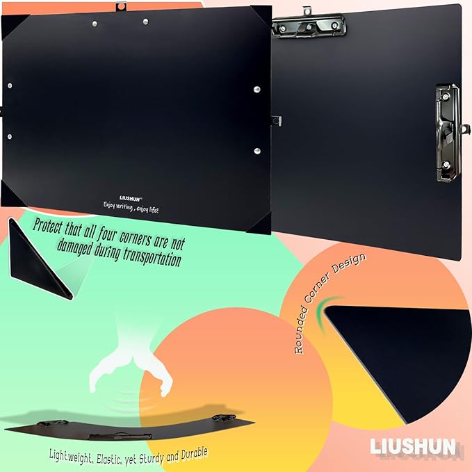 Aluminum 11x17 Clipboard A3 Metal Stainless Hangable Clipboards - Image 4