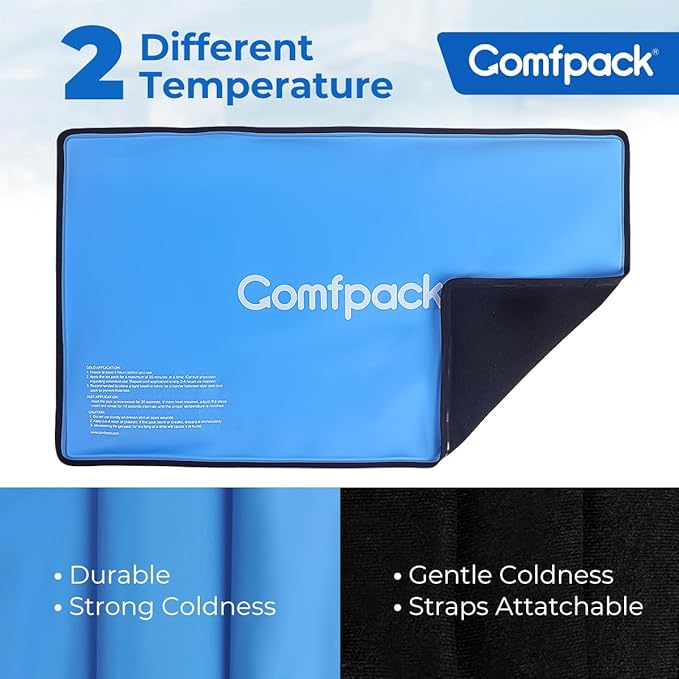XL Ice Pack for Injuries Reusable, Flexible Hot Cold Pack 21.7 x 13 - Image 4