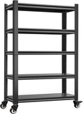 Kitchen Shelving with Lockable Wheels by Lauxery