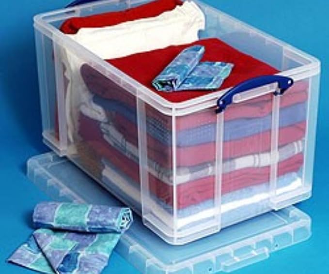 Really Useful Box 84 Liter Plastic Stackable Storage Container - Image 6