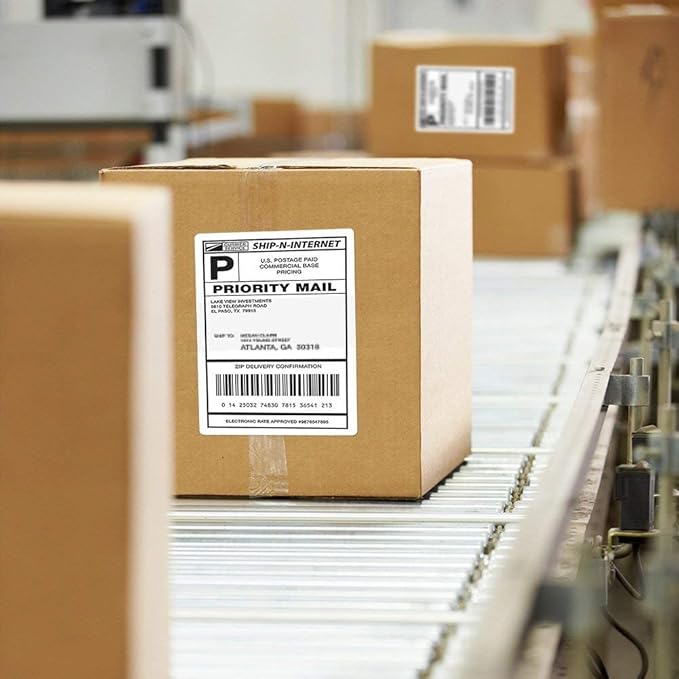 Shipping Labels with Rounded Corner, 8.27 x 5.32 Inches Half Sheet Self - Image 7