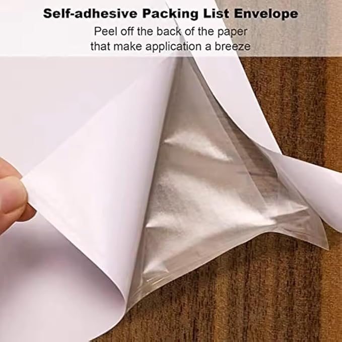 500PCS Packing Slip Pouches 9.5"x 13.4" Fit - Image 2