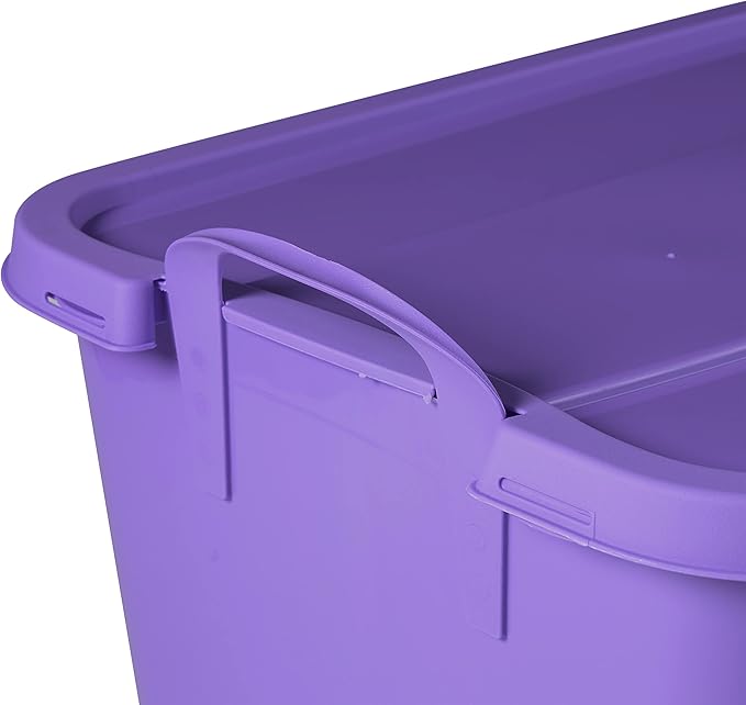Life Story 6 Pack Light Duty Stackable Storage Bin, 55 Quart Home Organizer - Image 9