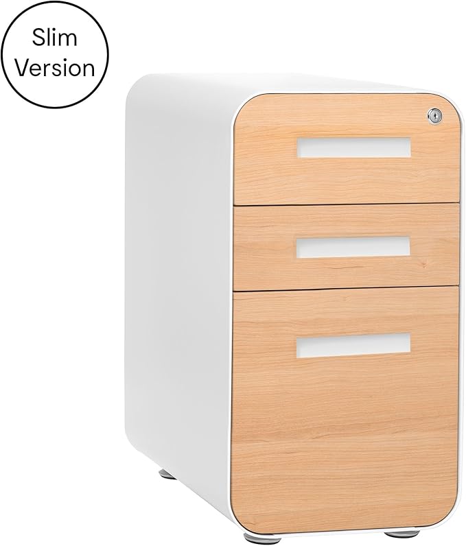 Laura Davidson Furniture Stockpile Slim 3-Drawer Mobile File Cabinet - Image 3