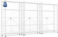 ALANNG 40" W Foldable 5-Tier Storage Shelves by ALANNG