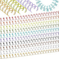 MorningRo 100 Pcs 9/16 Metal Double Loop Binding Wires Bulk Binding Wires by MorningRo