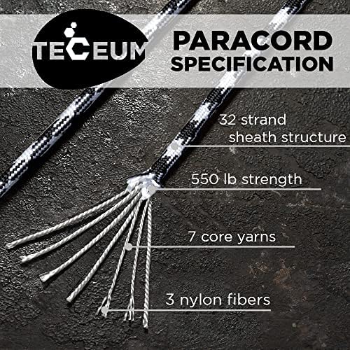 Paracord Rope 550 lb 4mm – Parachute Cord – Utility Camping Rope - Image 2