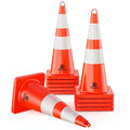 RoadHero 10 Pack Traffic Cones 28 Inch Safety Cones by RoadHeroUS