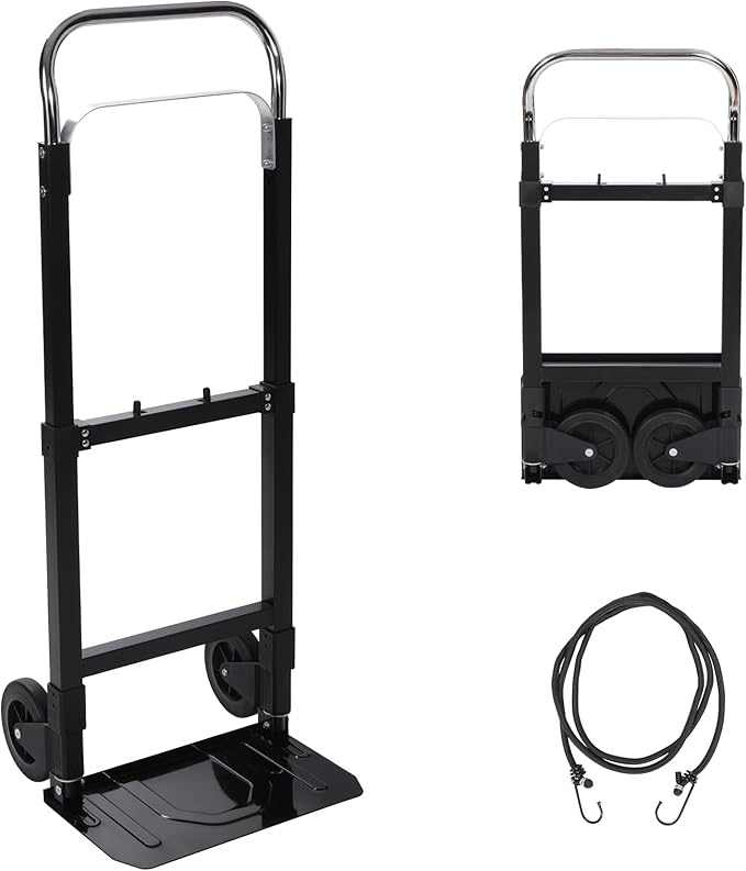 RedSwing Dolly Cart Folding Hand Truck, Portable Convertible Dolly Heavy Duty by RedSwing