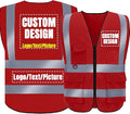 BeautyWill Custom Logo Safety Vest Class2 High Visibility Reflective Vest by BeautyWill