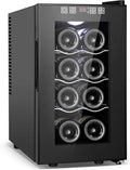 Tylza 8 Bottles Wine Fridge, Wine Cellar by TYLZA