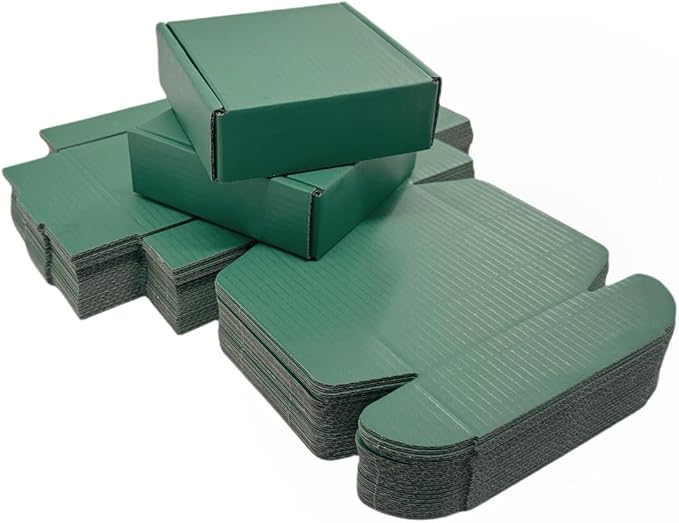 15 Pcs 6 x 6 x 2 inches Corrugated Cardboard Gift Boxes Recyclable Shipping - Image 4