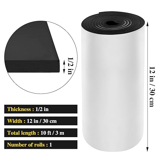 Adhesive Foam Padding Roll Closed Cell Sponge Neoprene Insulation Board Foam - Image 2