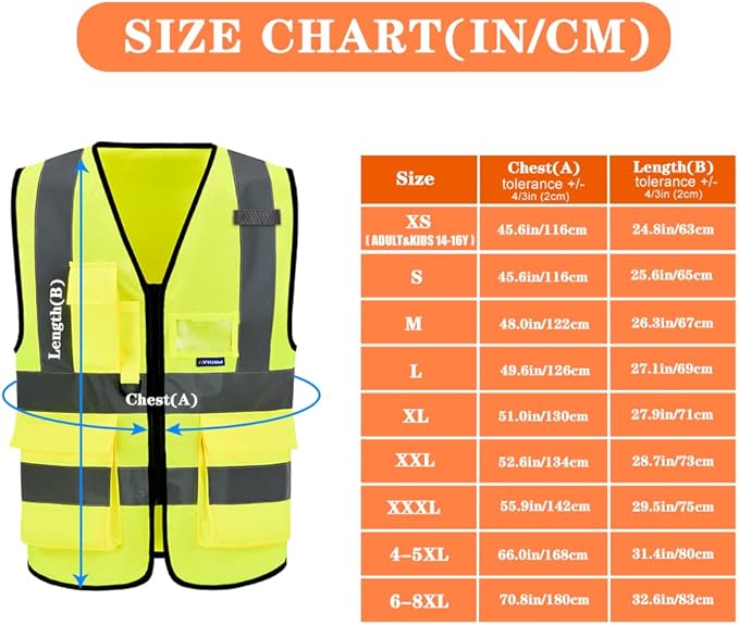 A-SAFETY hi vis Safety Vests - Image 2