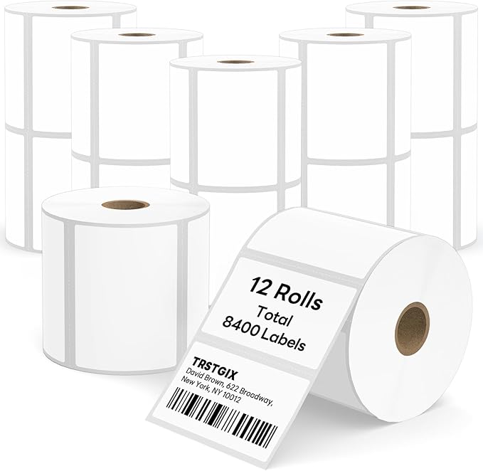 3" x 2" Direct Thermal Labels, Strong Adhesive Barcode & Return Address by Unknown