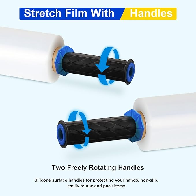 Stretch Film, RAZCC Stretch Wrap Industrial Strength, Shrink Wrap - Image 3