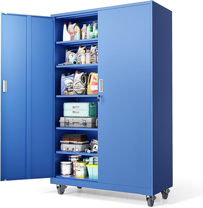 VINGLI Large Metal Storage Cabinet by VINGLI