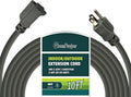 10 FT 12 Gauge Extension Cord Outdoor, Heavy Duty Weatherproof & Flame by GreenProsper