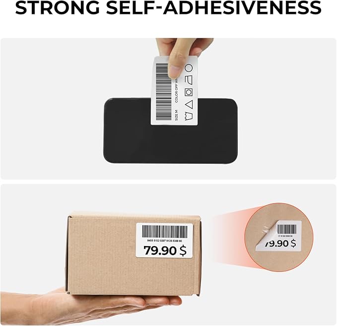 MUNBYN 3x2 Inch White Thermal Labels, Thermal Sticker Labels - Image 3