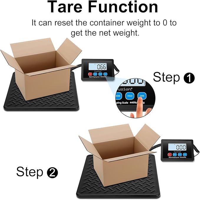 Fuzion Shipping Scale, 440LB x 10g High Accuracy Digital Postal Scale, Durable - Image 7