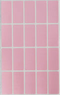Royal Green Rectangular Pastel Pink Label Stickers Craft Adhesive Rectangles by RoyalGreen