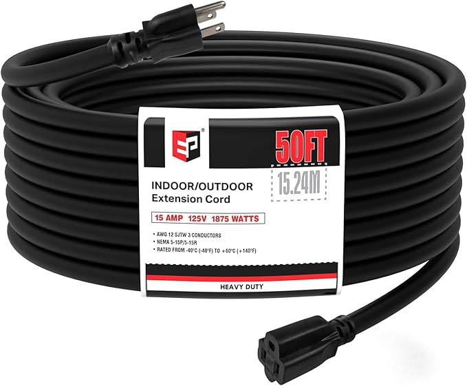 EP 50 Ft Outdoor Extension Cord by ENERGYPRO