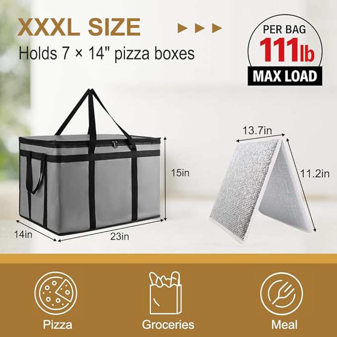 XXXL Insulated Food Delivery Bag - Image 2