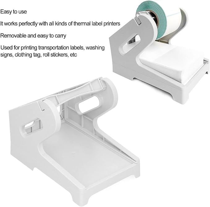 2 in 1 Label Holder, Thermal Label Paper Holder - Image 5