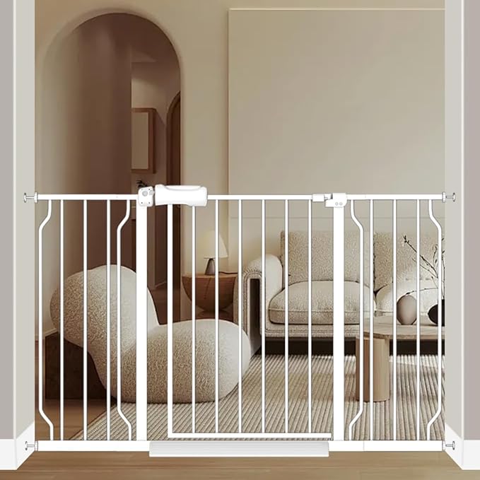 Fairy Baby Extra Wide Baby Gates 48-53 Inch, Auto Close Child Safety Gates - Image 2
