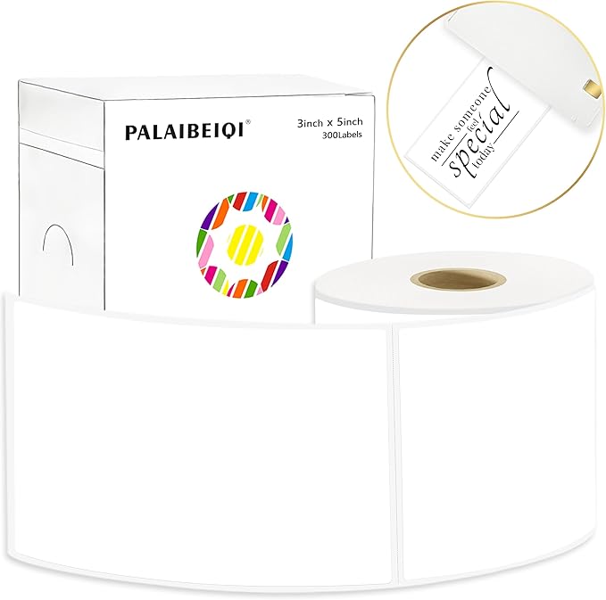 3x5 Inch Thermal Label Stickers, Moving Boxes, Address & Inventory Organization by Palaibeiqi