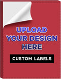 Custom Bright Neon Color Labels, Print Your Own Stickers, Upload Your Design by SSuperfinePrinting