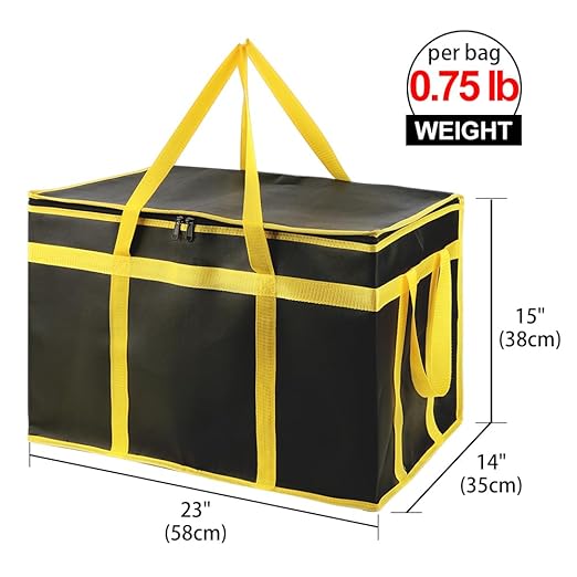 Bodaon Insulated Food Delivery Bag, XXXL Pizza Delivery Bags - Image 2
