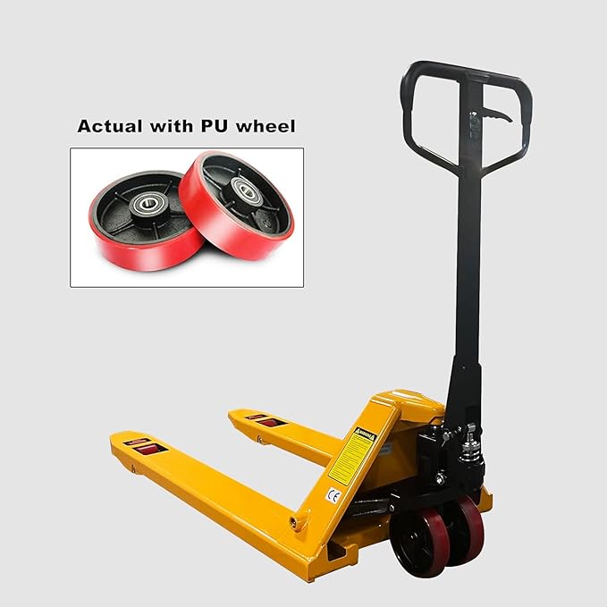 Tory Carrier Manual Heavy Duty Pallet Jack/Truck 7700lbs Capacity 48" L×27" W - Image 4