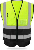 HYCOPROT High Visibility Mesh Safety Reflective Vest by HYCOPROT