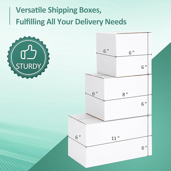 Eupako 30 Pack Small Shipping Boxes Assorted Sizes, Cardboard Boxes - Image 5