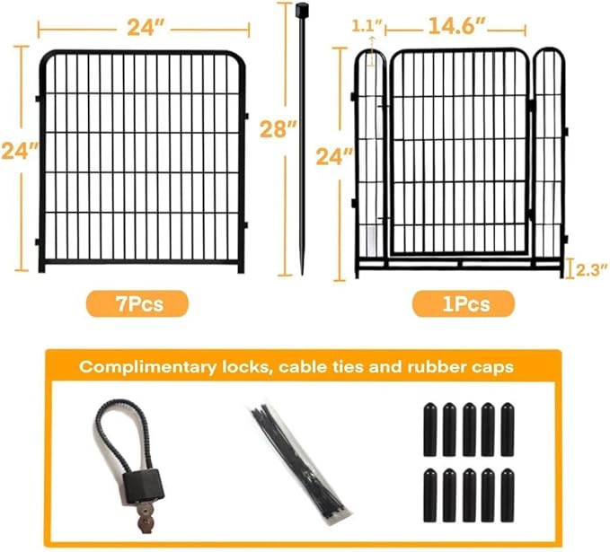 24 in Decorative Garden Fences - Image 3