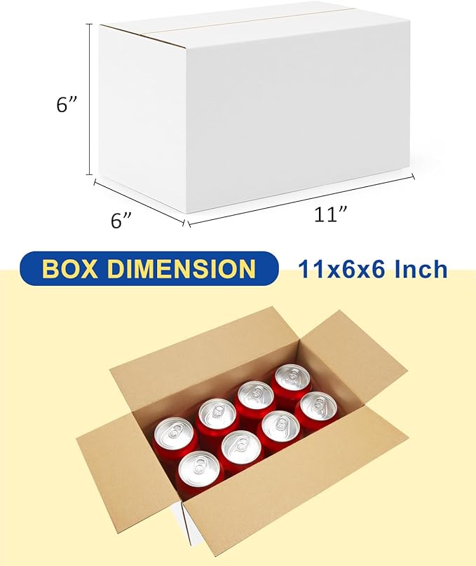 Shipping-Boxes-11x6x6 Inches: 40 Pack Shipping-Boxes-Mailers - Image 2