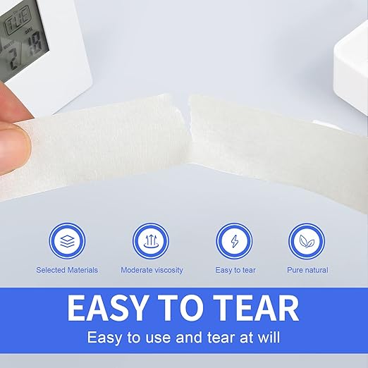 Masking Tape 1 inch Wide, 12 Rolls General Purpose Masking Tape Bulk - Image 3