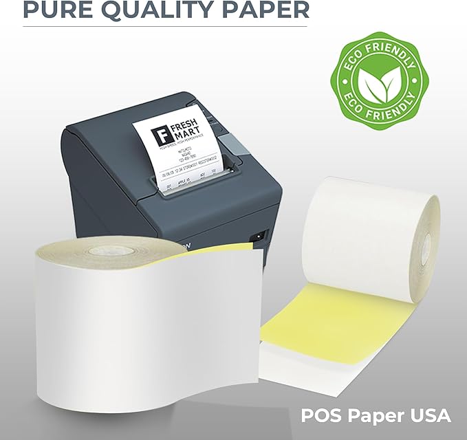 3" x 95' 2-Ply Carbonless Paper - Image 5