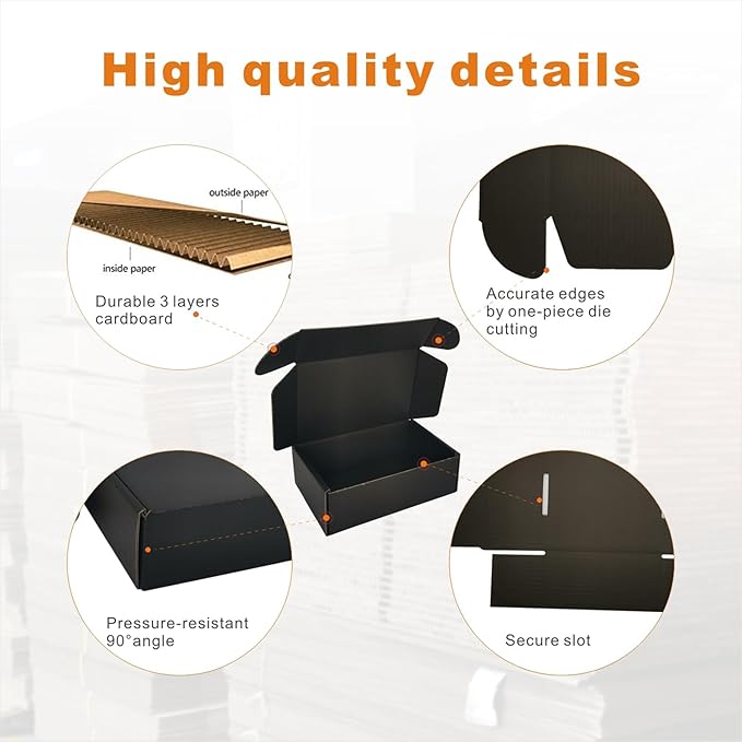 6x4x2'' Small Shipping Boxes 25 Pack - Image 4