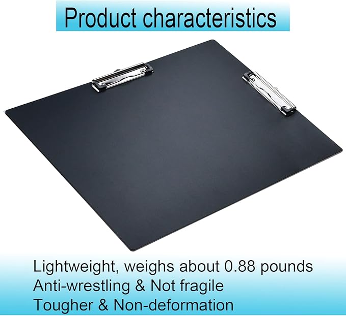 Acocony 11x17 clipboard Double Clip Extra Large Clipboard Low Profile Clip 11 x - Image 4