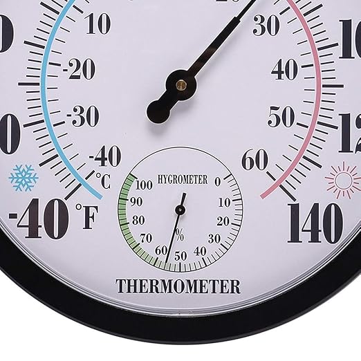 Indoor Outdoor Thermometer Hygrometer, Lirches Outdoor Thermometer Large Numbers - Image 8