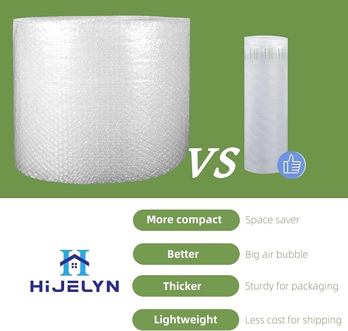 Bubble Cushioning Wrap Roll Inflatable Bottle Shipper Protector Sleeve - Image 4