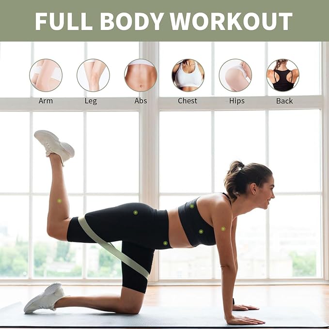 100 PCS Bulk Resistance Bands, Loop Exercise Bands Set - Image 8