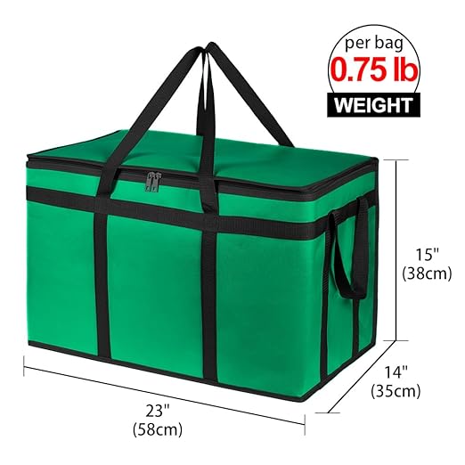 Bodaon Insulated Food Delivery Bag, XXXL Pizza Delivery Bags - Image 2