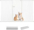 Lumizone Extra Tall Cat Gate 55.12" High Pressure Mounted Extra Wide 2025 New by Lumizone