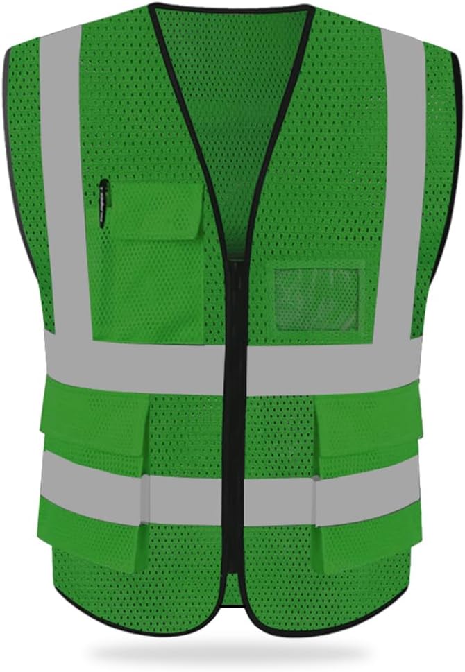 HYCOPROT High Visibility Mesh Safety Reflective Vest by HYCOPROT