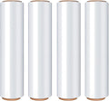 18 Inch Stretch Wrap Roll, Heavy Duty 1500ft Shrink Wrap Roll, Plastic Wrap by Elxrict