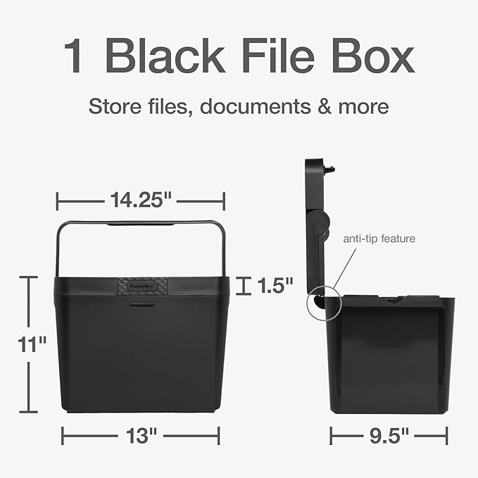 Pendaflex Portable File Box, Letter Size, 14.25" x 9.25" x 11" - Image 6