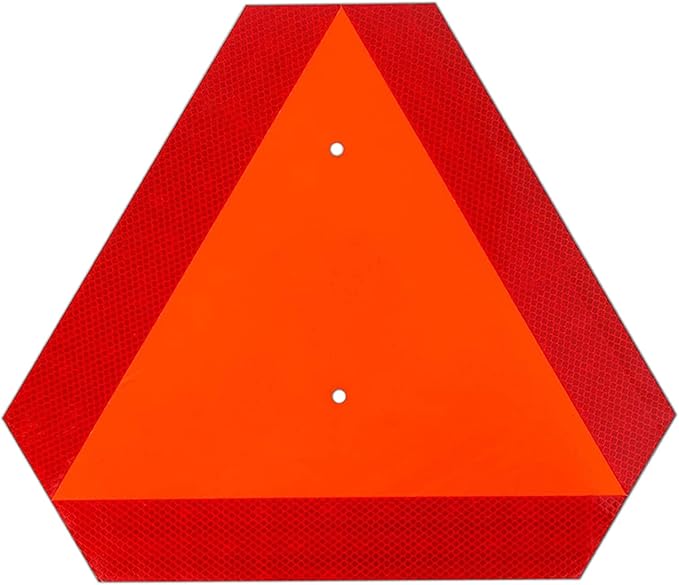 Reflective Slow Moving Vehicle Sign, Slow Moving Vehicle Triangle by Ayifan